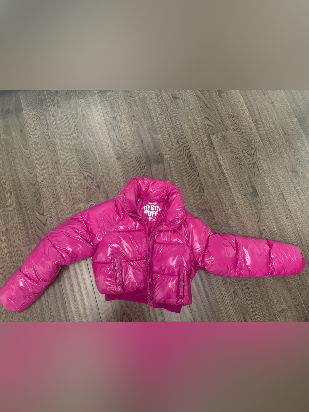 Garage Pink Puffer Jacket